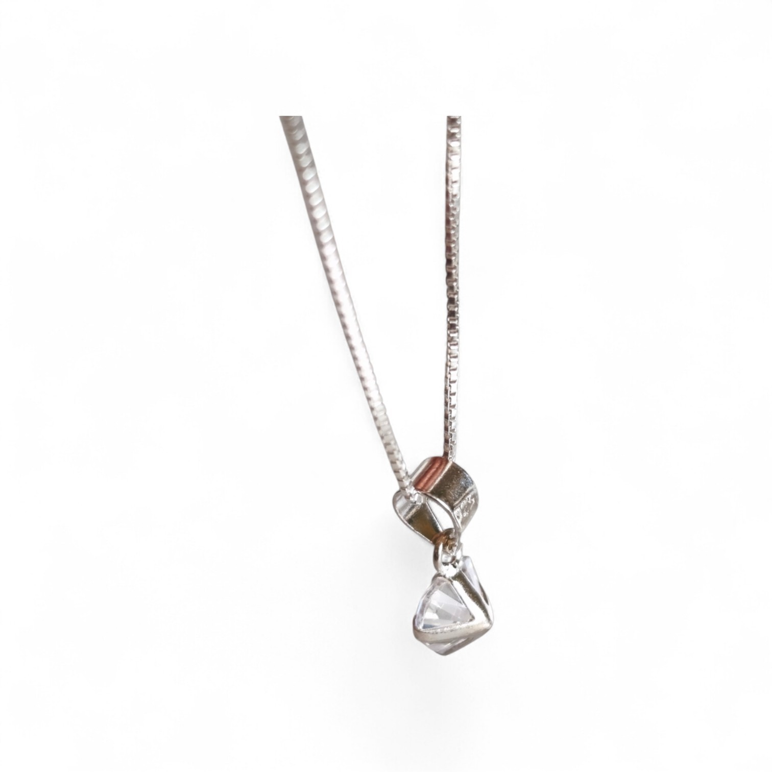 Colgante Diseño corazón - Plata 925 - Imagen 2