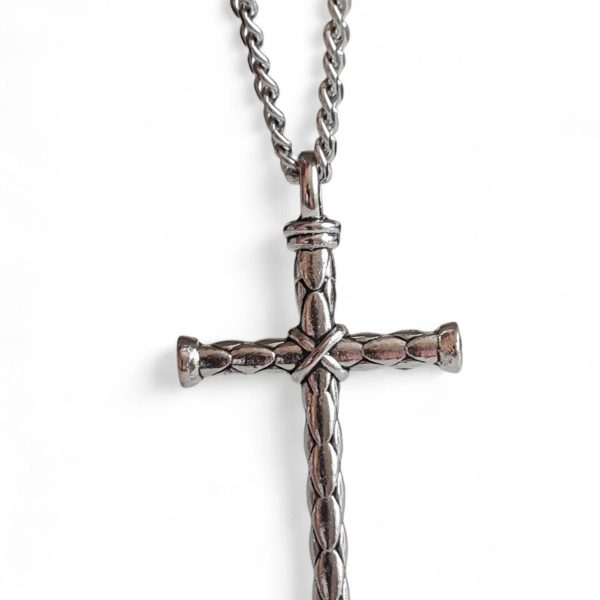 Colgante Acero con Cruz