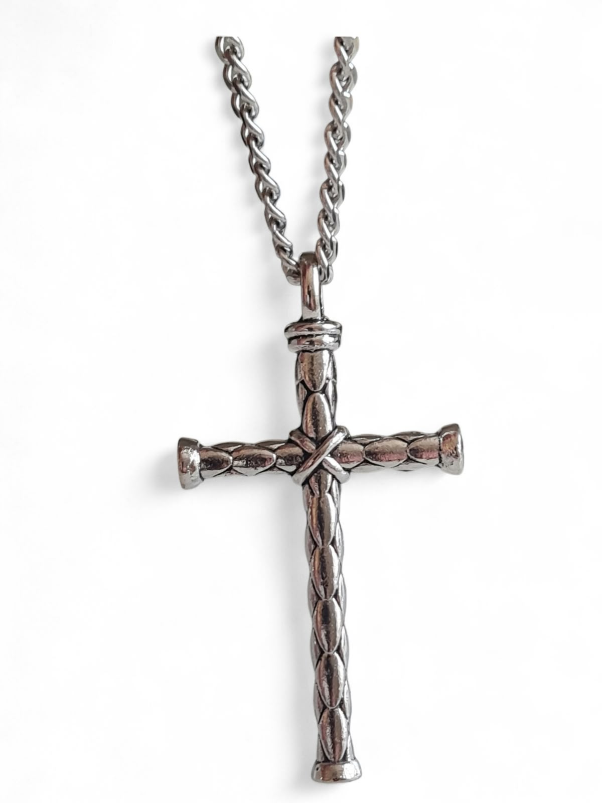 Colgante Acero con Cruz